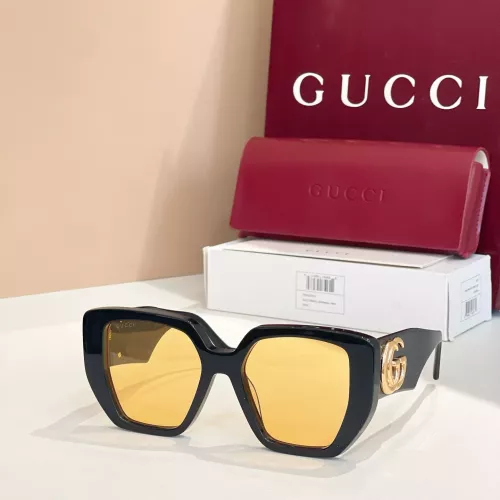 Gucci AAA Quality Sunglasses #1368087 $64.00 USD, Wholesale Replica Gucci AAA Quality Sunglasses
