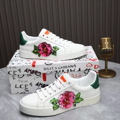 Replica Dolce & Gabbana D&G Casual Shoes For Women #1368138 $88.00 USD for Wholesale