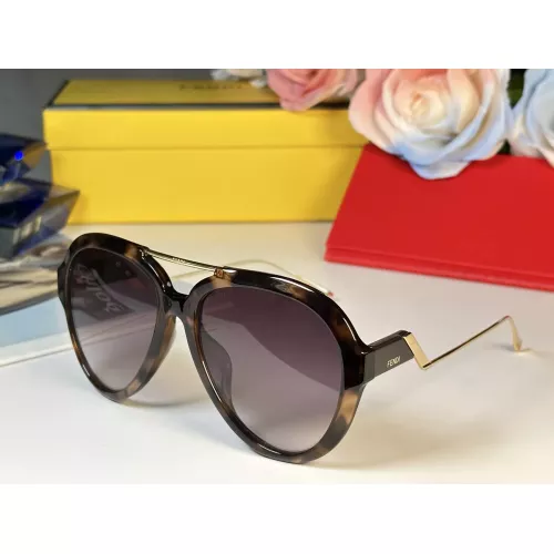 Fendi AAA Quality Sunglasses #1368198 $64.00 USD, Wholesale Replica Fendi AAA Quality Sunglasses
