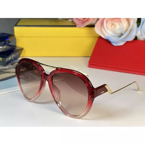 Fendi AAA Quality Sunglasses #1368203 $64.00 USD, Wholesale Replica Fendi AAA Quality Sunglasses