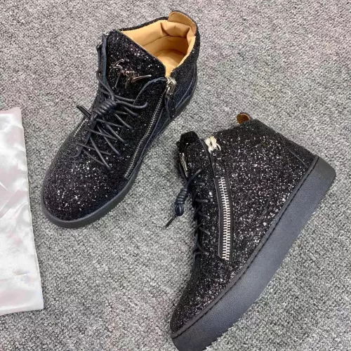 Giuseppe Zanotti High Tops Shoes For Men #1368336 $98.00 USD, Wholesale Replica Giuseppe Zanotti High Tops Shoes