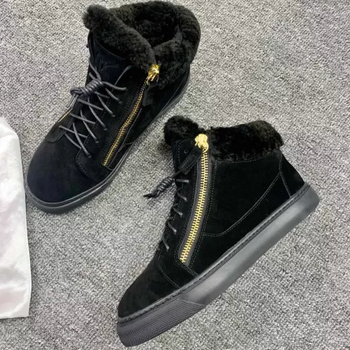 Giuseppe Zanotti High Tops Shoes For Men #1368340 $100.00 USD, Wholesale Replica Giuseppe Zanotti High Tops Shoes