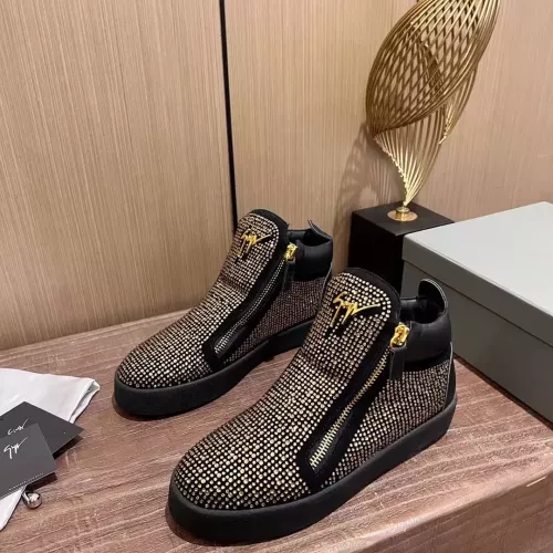 Giuseppe Zanotti High Tops Shoes For Men #1368348 $105.00 USD, Wholesale Replica Giuseppe Zanotti High Tops Shoes