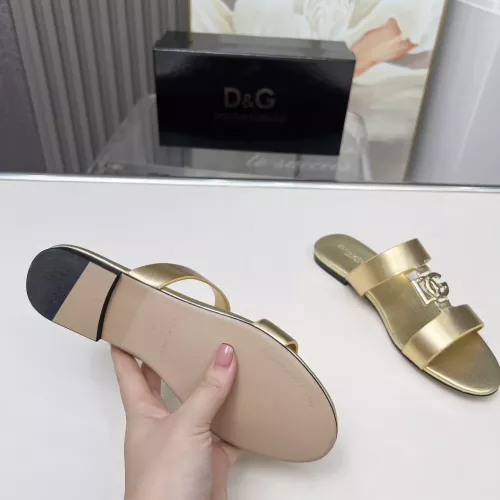 Replica Dolce & Gabbana D&G Slippers For Women #1368517 $85.00 USD for Wholesale
