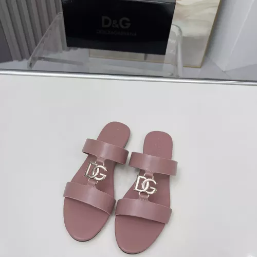 Replica Dolce & Gabbana D&G Slippers For Women #1368525 $85.00 USD for Wholesale