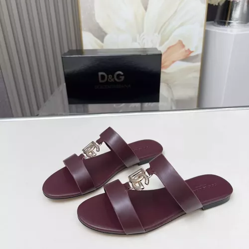 Dolce &amp; Gabbana D&amp;G Slippers For Women #1368527 $85.00 USD, Wholesale Replica Dolce &amp; Gabbana D&amp;G Slippers
