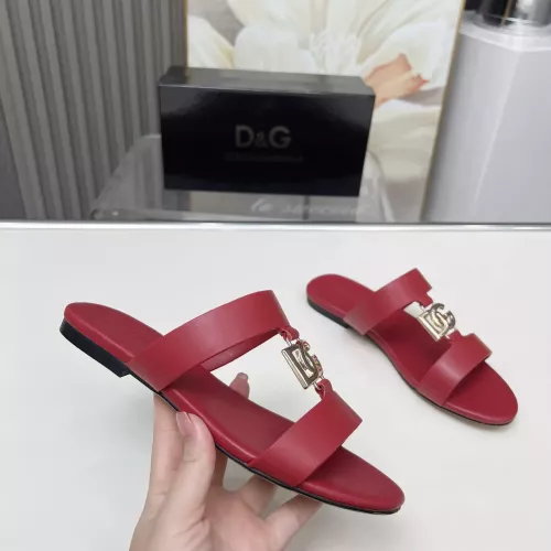 Replica Dolce & Gabbana D&G Slippers For Women #1368531 $85.00 USD for Wholesale