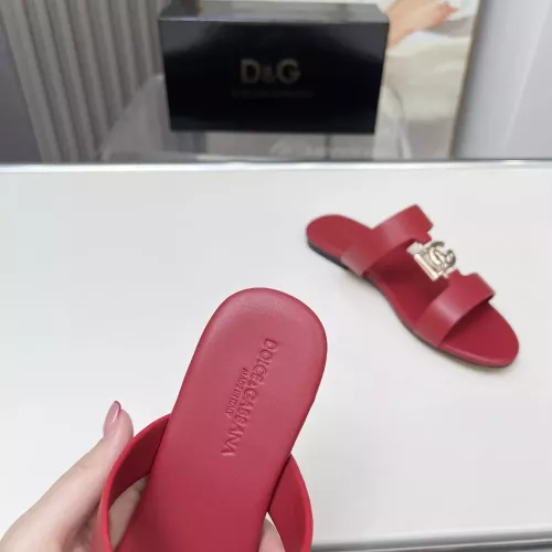 Replica Dolce & Gabbana D&G Slippers For Women #1368531 $85.00 USD for Wholesale