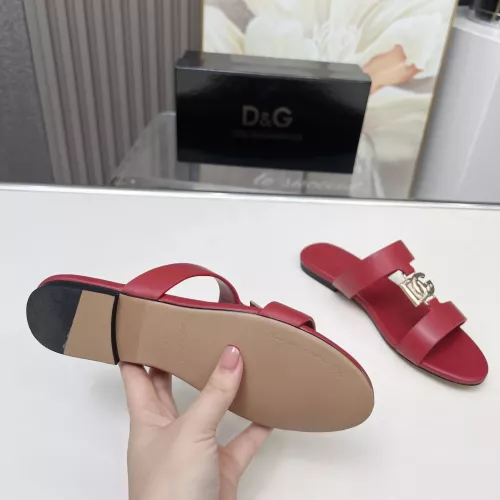 Replica Dolce & Gabbana D&G Slippers For Women #1368531 $85.00 USD for Wholesale