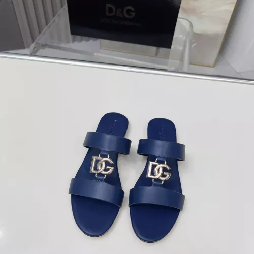 Replica Dolce & Gabbana D&G Slippers For Women #1368535 $85.00 USD for Wholesale