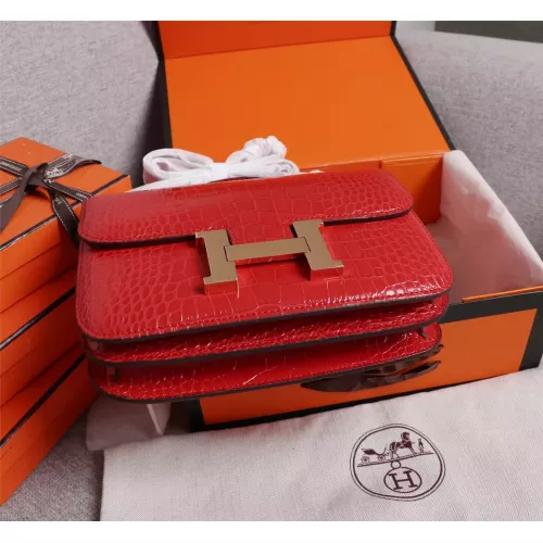 Replica Hermes AAA Quality Messenger Bags For Women #1368553 $102.00 USD for Wholesale