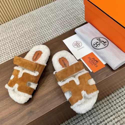 Replica Hermes Slippers For Women #1368651 $92.00 USD for Wholesale