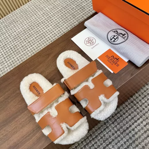 Replica Hermes Slippers For Women #1368655 $92.00 USD for Wholesale