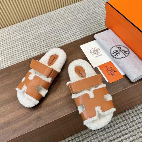 Replica Hermes Slippers For Women #1368655 $92.00 USD for Wholesale