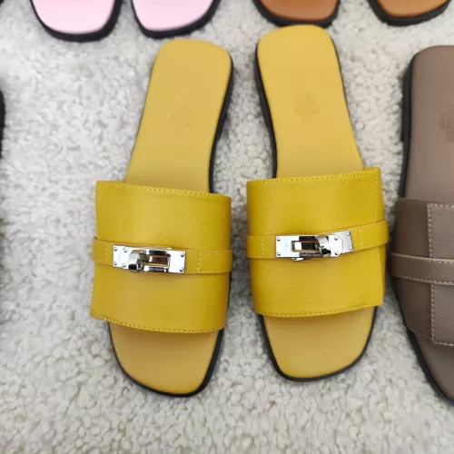 Hermes Slippers For Women #1368662 $85.00 USD, Wholesale Replica Hermes Slippers