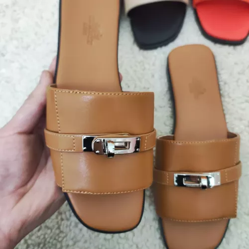 Hermes Slippers For Women #1368665 $85.00 USD, Wholesale Replica Hermes Slippers
