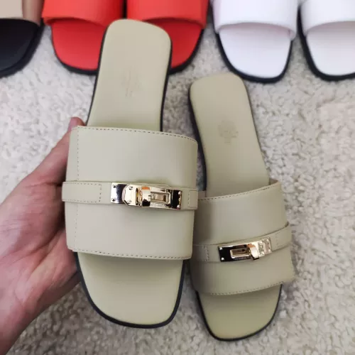 Hermes Slippers For Women #1368668 $85.00 USD, Wholesale Replica Hermes Slippers