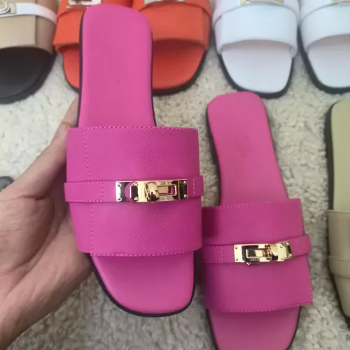 Hermes Slippers For Women #1368671 $85.00 USD, Wholesale Replica Hermes Slippers