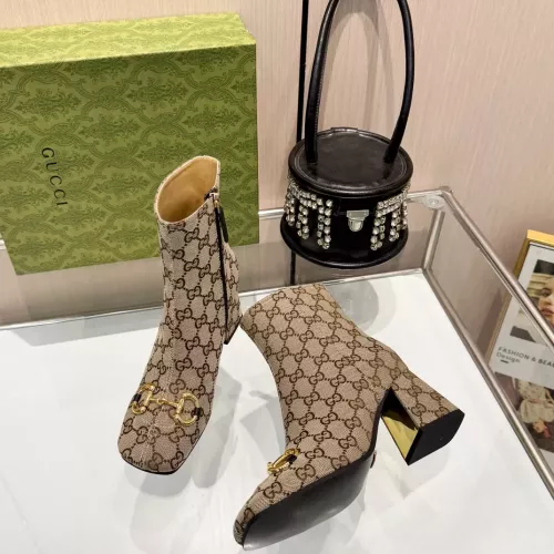 Replica Gucci Boots For Women #1368719 $100.00 USD for Wholesale