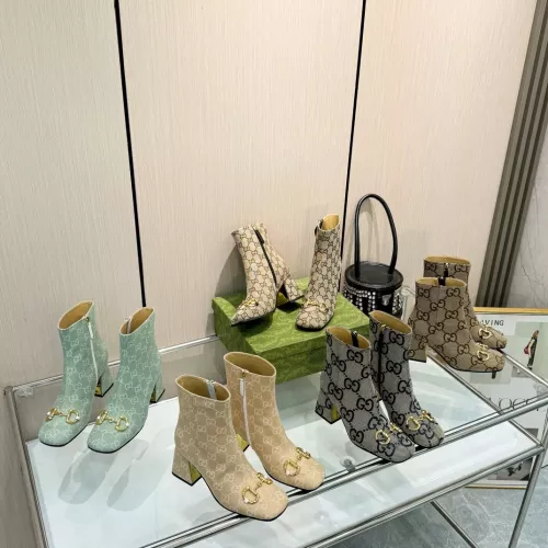 Replica Gucci Boots For Women #1368719 $100.00 USD for Wholesale