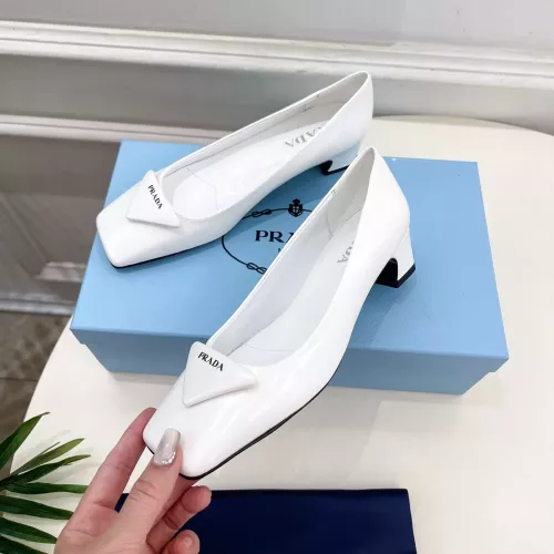 Prada High-heeled Shoes For Women #1368724 $108.00 USD, Wholesale Replica Prada High-heeled Shoes