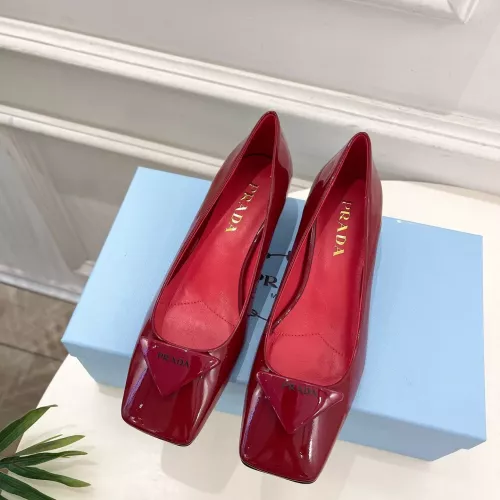Replica Prada High-heeled Shoes For Women #1368725 $108.00 USD for Wholesale