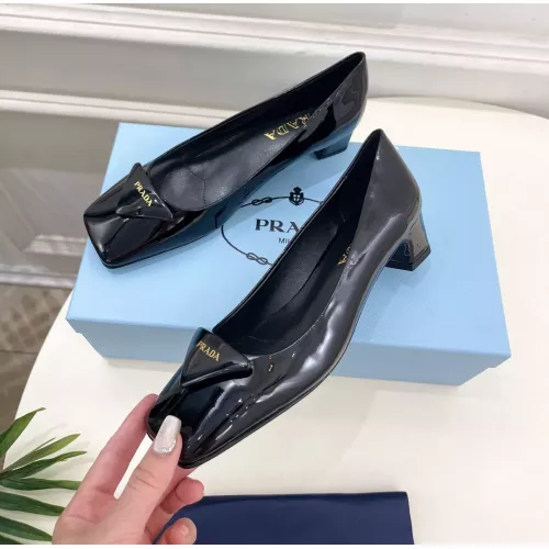 Prada High-heeled Shoes For Women #1368727 $108.00 USD, Wholesale Replica Prada High-heeled Shoes