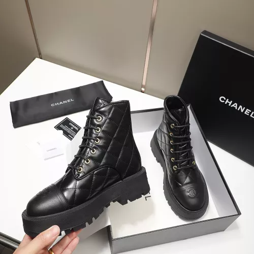Replica Chanel Boots For Women #1368730 $115.00 USD for Wholesale