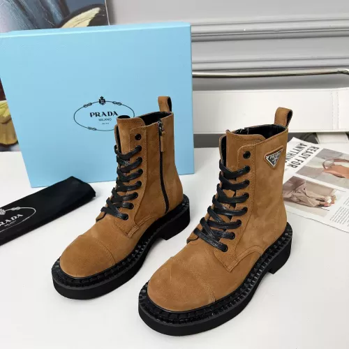 Replica Prada Boots For Women #1368740 $115.00 USD for Wholesale