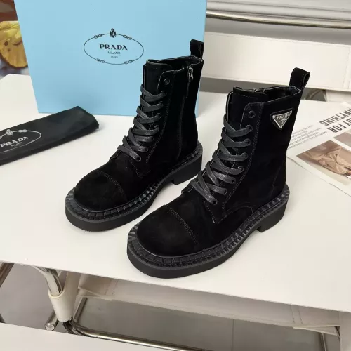Replica Prada Boots For Women #1368742 $115.00 USD for Wholesale