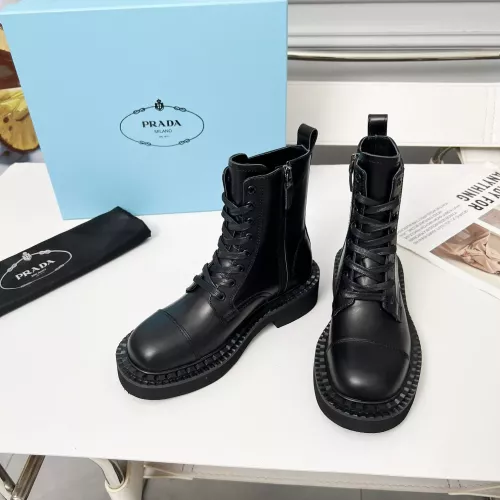 Replica Prada Boots For Women #1368743 $115.00 USD for Wholesale