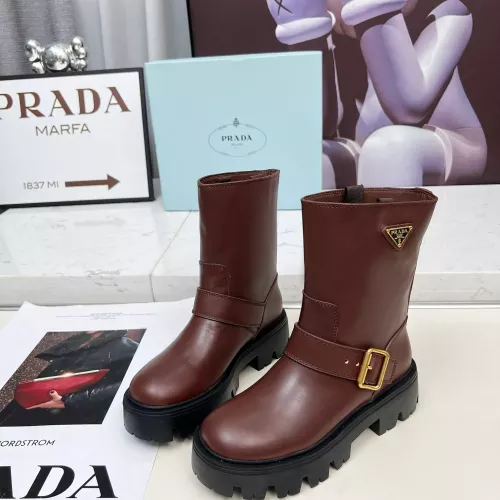 Replica Prada Boots For Women #1368751 $115.00 USD for Wholesale