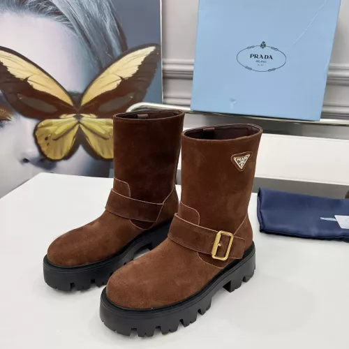 Replica Prada Boots For Women #1368755 $115.00 USD for Wholesale