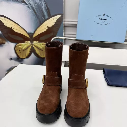 Replica Prada Boots For Women #1368755 $115.00 USD for Wholesale