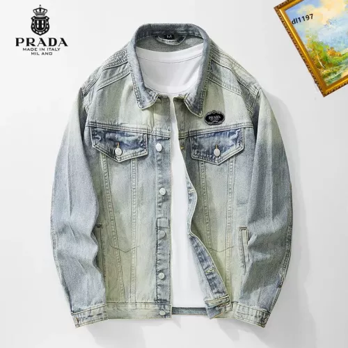 Prada Jackets Long Sleeved For Men #1368985 $60.00 USD, Wholesale Replica Prada Jackets