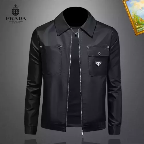Prada Jackets Long Sleeved For Men #1369093 $82.00 USD, Wholesale Replica Prada Jackets