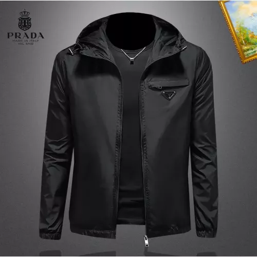 Prada Jackets Long Sleeved For Men #1369113 $82.00 USD, Wholesale Replica Prada Jackets