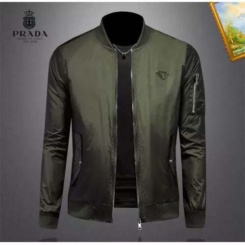 Prada Jackets Long Sleeved For Men #1369129 $82.00 USD, Wholesale Replica Prada Jackets