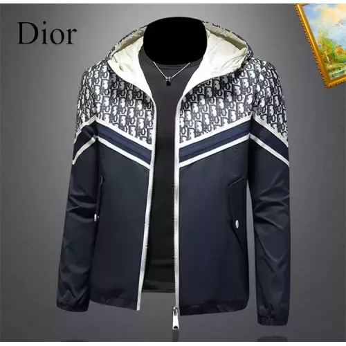 Replica Christian Dior Jackets Long Sleeved For Men #1369138 $82.00 USD for Wholesale