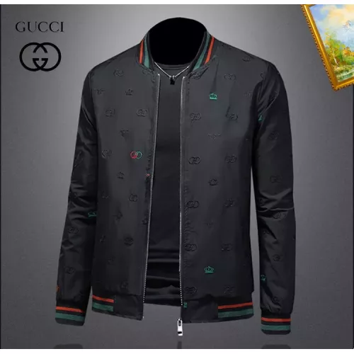 Replica Gucci Jackets Long Sleeved For Men #1369144 $82.00 USD for Wholesale