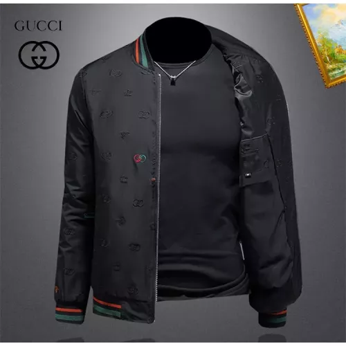 Replica Gucci Jackets Long Sleeved For Men #1369144 $82.00 USD for Wholesale