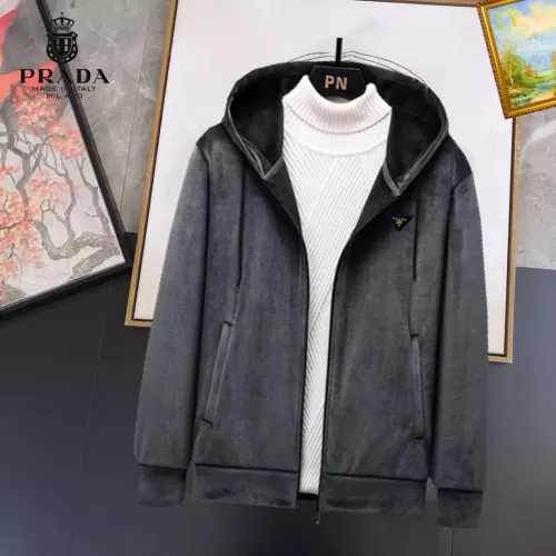 Prada Jackets Long Sleeved For Men #1369248 $48.00 USD, Wholesale Replica Prada Jackets