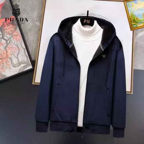 Prada Jackets Long Sleeved For Men #1369249 $48.00 USD, Wholesale Replica Prada Jackets