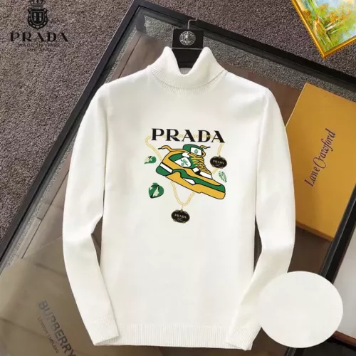 Prada Sweaters Long Sleeved For Men #1369323 $42.00 USD, Wholesale Replica Prada Sweaters