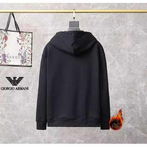 Replica Armani Hoodies Long Sleeved For Men #1369469 $45.00 USD for Wholesale