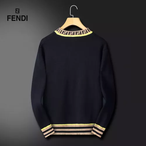 Replica Fendi Sweaters Long Sleeved For Men #1369744 $60.00 USD for Wholesale