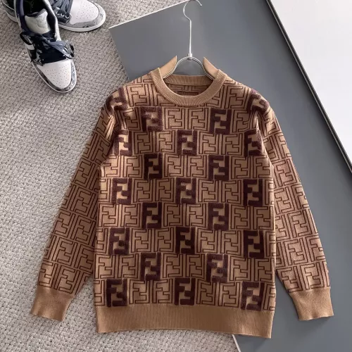 Fendi Sweaters Long Sleeved For Men #1369757 $56.00 USD, Wholesale Replica Fendi Sweaters