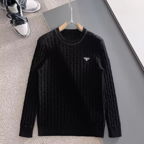 Prada Sweaters Long Sleeved For Men #1369770 $56.00 USD, Wholesale Replica Prada Sweaters