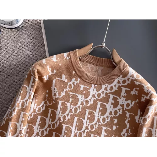 Replica Christian Dior Sweaters Long Sleeved For Men #1369789 $56.00 USD for Wholesale