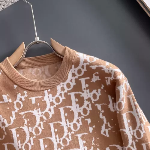 Replica Christian Dior Sweaters Long Sleeved For Men #1369789 $56.00 USD for Wholesale